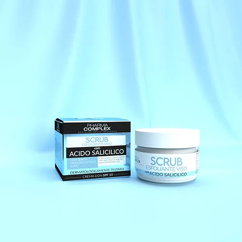 Scrub viso esfoliante con acido salicilico