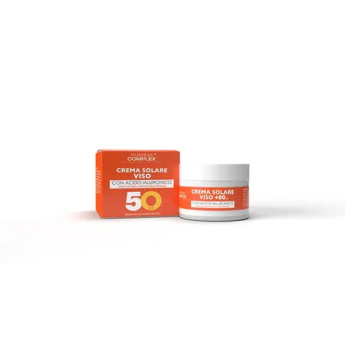 Crema viso protezione solare 50+